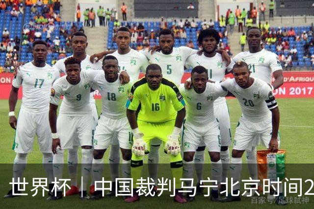 世界杯｜中国裁判马宁北京时间21日登场任主裁